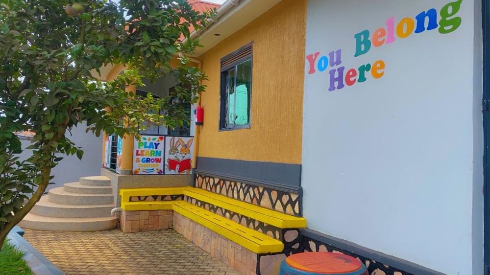 The Grivillea School building with the words You Belong Here